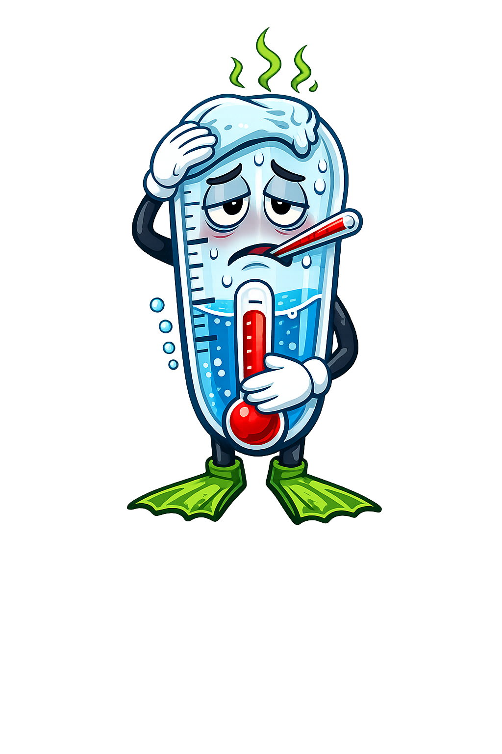 Vattentemperatur tillfälligt ur funktion